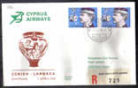 VER896 - Cyprus Airways , Volo Zurich Larnaca  Del 1/4/978 - First Flight Covers