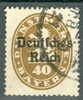 Germany Bavria 1920 40pf Official Issue #O57 - Officials