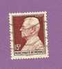 MONACO TIMBRE N° 305B OBLITERE PRINCE LOUIS II 15F BRUN CARMINE - Gebraucht