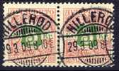 ##Denmark 1907. Newspaper Dues. Michel 9X (pair) . Cancelled(o) - Postage Due