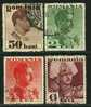 ● ROMANIA 1934 - Re CARLO II - N.  471 / 74  Usati, Serie Completo - Cat. ? € - Lotto N. 1460 - Oblitérés