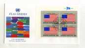 - SUISSE NU GENEVE . FDC FLAG SERIES . UNITED STATES . CACHET 25/9/1981 - FDC