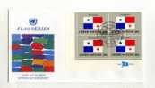 - SUISSE NU GENEVE . FDC FLAG SERIES . PANAMA . CACHET 25/9/1981 - FDC