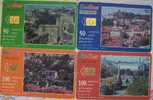 Lot Of 4 CITIES Cards Cartes Karten From BULGARIA Bulgarie Bulgarien. Plovdiv Melnik Russe Veliko Tarnovo 12/98 BulFon - Bulgarie