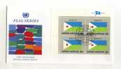 - SUISSE NU GENEVE . FDC FLAG SERIES . DJIBOUTI . CACHET 25/9/1981 - FDC