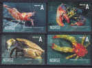 Norway 2007 Mi. 1625-28  A  INNLAND Meerestiere Sea World Animals Set Of 4 !! - Used Stamps