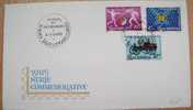 1985 LUXEMBOURG FDC FENCING TELEPHONE CAR AUTO - Fencing
