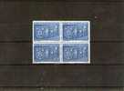 1938 ENTENTE BALKANIQUE  YV= 530 MNH BLOC X 4 - Unused Stamps