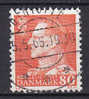 Denmark 1961 Mi. 397 X    80 Ø König King Frederik IX. Deluxe GENTOFTE Cancel - Usati