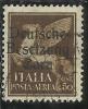 ZARA OCCUPAZIONE TEDESCA GERMAN OCCUPATION 1943 POSTA AEREA AIR MAIL CENT. 50 USATO USED OBLITERE´ - Occup. Tedesca: Zara