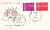 ITALY  1971  EUROPA CEPT FDC - 1971