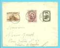 471+490+497 (surtaxe / Toeslagzegel)  Op Brief Met Stempel NECHIN - Covers & Documents