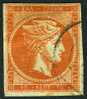 Greece #35 Used 30l Light Red Orange/Greenish From 1870 - Gebraucht