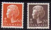 Danemark 1973 N°Y.T. ;  567 Et 568** - Nuovi