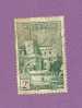 MONACO TIMBRE N° 277 OBLITERE VUE DU PALAIS 2F VERT - Used Stamps