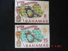 Bahamas 1966 Q. Elizabeth II  World Cup Football 8c And 15c  MH SG 288 And 289 - 1963-1973 Autonomía Interna