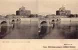 Rome Perspective Du Pont Saint-Ange - Pontes