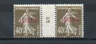 LOT 44 - MILLESIME DU N° 20* (charnière)  - Cote 18 € - Neufs