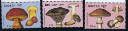 Bhoutan ** N° 850 à 852 - Champignons (lot 11) (19 P14) - Bhutan