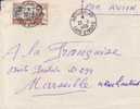 ABIDJAN R.P - COTE D´IVOIRE - 1955 - COLONIES FRANCAISES - LETTRE - MARCOPHILIE - Briefe U. Dokumente