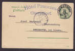 Bayern Postal Stationery Ganzsache Entier 'HÔTEL PANORAMA' Oberstdorf 1908 Obsthandlung HEMIGKOFEN Bei Lindau - Postwaardestukken