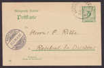 Bayern Postal Stationery Ganzsache Entier Berechtsgarden 1906 To RADEBEUL Oberlössnitz Bei Dresden 2 Scans - Postwaardestukken