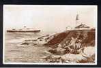 RB 698 -  1952 Postcard - Ship Passing The Lighthouse At Douglas Head Isle Of Man - Ile De Man