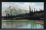 RB 698 -  Early Postcard  Mount Rundle Banff Alberta Canada Rockies - Banff