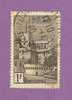 MONACO TIMBRE N° 177 OBLITERE VUE DU PALAIS 1F BRUN GRIS - Used Stamps