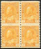 Canada #126c Mint Hinged 1c Block Of 4 Imperf Between From 1912 - Unused Stamps