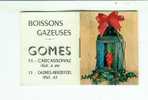 CARCASSONNE - CALENDRIER DE POCHE ---- BOISSONS GOMES - 1967 - Petit Format : 1961-70