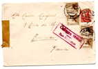 Lettre De La Coruna Pour Toulouse- Feb.1937-Censura Militar San Sebastian - Republicans Censor Marks