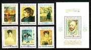 BULGARIA / BULGARIE - 1991 French Impressioniste - 6v + Bl ** - Impressionisme