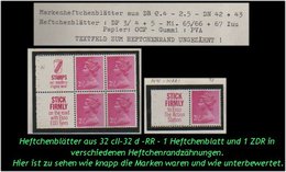 Grossbritannien  – Zusammendrucke Aus MH 32 C II - 32 D. - Markenheftchen