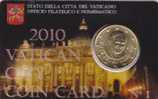 Coin Vatican City 2010 0.50 Euro UNC Coin Card Nr. 1 - Pope John Paul II - Vatican