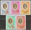 Fujeira 1971 Mi# 770-774 A ** MNH - Wolfgang Amadeus Mozart (I) - Fujeira