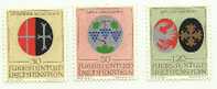 1971 - Liechtenstein 491/93 Stemmi Patroni   ------ - Unused Stamps