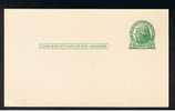 RB 699 - 1914 US USA  - Mint 1c Thomas Jefferson Postal Stationery Card H  & G No 32 - 1901-20