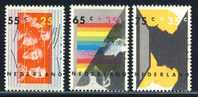 1986 Netherlands MNH Cplt.Semipostal  Set Of 3 Stamps " Youth & Culture " - Neufs