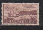 South Africa Used 1949, 1 1/2d British Settlers, Ship, Transport - Used Stamps