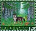 Latvia  Europa CEPT 2011  WOLF + STAG  Forest MNH - 2011