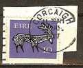 IRELAND 1977 DOGS BROOCH ON PIECE FU WITH NICE CORCAIGH CANCELLATION - Brieven En Documenten