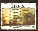 IRELAND 1985 Anniversaries - 26p. - "A Landscape At Tivoli, Cork, With Boats" (Nathaniel Grogan) 800th Anniv Of Cork FU - Usados