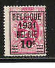 Belgique - 1931 - COB 316 - Oblit. - Sobreimpresos 1929-37 (Leon Heraldico)