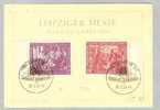 DDR 1950-03-06 Leipzigermesse Souvenirkarte - Briefe U. Dokumente