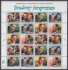 !a! USA Sc# 3345-3350 MNH SHEET(20) - Broadway Songwriters - Feuilles Complètes