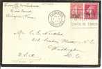 N°y&t 228+224    AVIGNON     Vers  U S A  Le 24 SEPT 1927 - Lettres & Documents