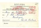 EMA Havas, Tarif  "Journaux" à 3 Francs, 1953, Librairie Fayard - Etiquette   (H466) - Postal Rates