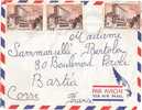 Madagascar 328 Lycée Galliéni (x3) Sur Lettre Tananarive Novembre 1956 Pour Corse France - Storia Postale