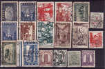 MAROC - 18 Timbres Obli - Usados